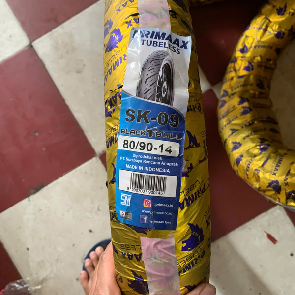 Vỏ Primaax SK09 Tubeless (dành cho xe tay ga)